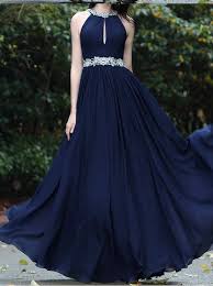 Long Black And Blue Prom Dress Elegant Blue High Neck Backless Flower Lace Long Customize Prom Dress With Blet Black Evening Dre Backless Prom Dresses Prom Dresses Blue Halter Prom Dresses