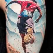 Find the perfect running tattoos designs stock photos and editorial news pictures from getty images. World Tattoo Gallery Tattoo Website With Best Tattoos Running Tattoo Tattoo Website World Tattoo