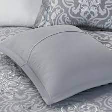 Free shipping for many products! Madison Park Audrey Gray 8 Piece Jacquard Comforter Set Overstock 32756487