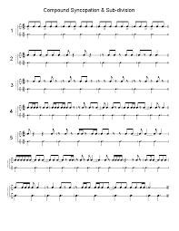 It seems that syncopation is not easy for me to identify at all. Compound Time Syncopation And Ties