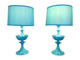 Mid Century Modern Teal Table Lamps These Lamps Are The Pop And Wow That Will Truly Take Any Space From Drab To Fab With S Table Lamp Lamp Teal Table Lamps
