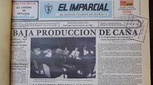 Periódicos, prensa escrita y ediciones digitales, deportivos: El Imparcial En El Centro De La Vida Democratica El Imparcial De Oaxaca