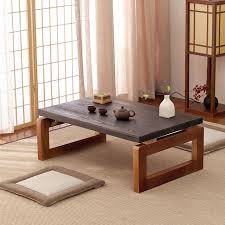 Vintage Wooden Table Foldable Legs Rectangle Living Room Furniture Asian Antique Style Long Bench Low In 2020 Coffee Table Rectangle Living Room Foldable Coffee Table
