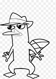 2nd dimension candace flynn coloring. Perry The Platypus Coloring Book Dr Heinz Doofenshmirtz Candace Flynn Secret Agent Angle White Png Pngegg