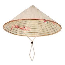 Chinese Oriental Asian Farmer Straw Bamboo Hat Leaf Vietnamese Vietnam Rice Hats Cone Garden Fishing Sun Cap Traditional Bamboo Hat Rice Hat Traditional Dance