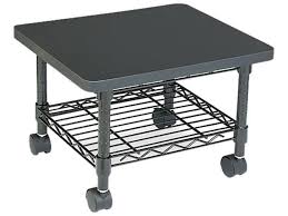 Maybe you would like to learn more about one of these? Safco 5206bl Underdesk Printer Fax Stand 1 Shelf 19w X 16d X 13 1 2h Black Newegg Com