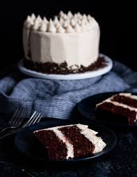 Six Inch Chocolate Cake With Tahini Buttercream Frosting Recipe Chocolate Cheesecake Recipes Cheesecake Recipes Cheesecake Bites Recipe