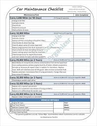 Maintenance Checklist Template 12 Free Word Excel Pdf Car Maintenance Maintenance Checklist Vehicle Maintenance Log
