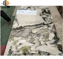 China Primavera Marble Ice Green Cold Jade Connect Slab Tile ...