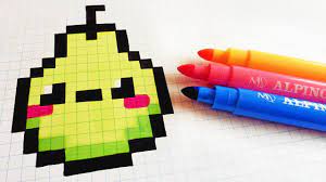 Pixel art kawaii facile dessin pixel facile logiciel dessin tortue dessin dessin quadrillé diy dessin comment dessiner un panda dessin petit carreau beaux dessins. Handmade Pixel Art How To Draw Kawaii Pear Pixelart Youtube