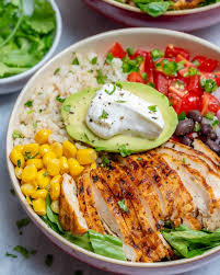 The Best Chicken Burrito Bowl Recipe Healthy Fitness Meals