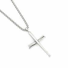 Baseball bat cross necklaces for boys with number stainless steel athletes pendant silver chain teen men's softball decor equipment youth girls outdoor sport fans jewelry gift customized. Ab Max Cross Necklace Baseball Bats Stainless Steel Athletes Cross Pendant Spo Ebay