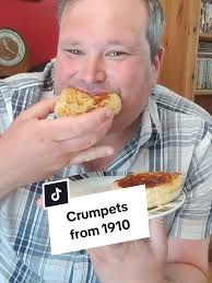 Crumpets from 1910. The recipe for this British classic comes from the  British Army Manual of Army Cookery 1910. #ww1 #worldwar1 #crumpets #marmite