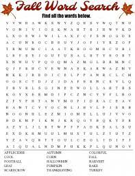 Fall Word Search Best Coloring Pages For Kids Fall Word Search Fall Words Printable Activities For Kids