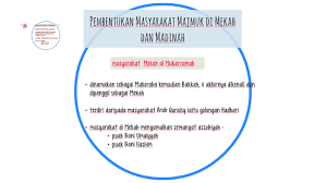 Malaysia mempunyai masyarakat berbilang bangsa seperti melayu cina dan india. Pembentukan Masyarakat Majmuk Di Mekah Dan Madinah By Hawa Hambali
