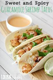 Maybe you would like to learn more about one of these? Sweet And Spicy Guacamole Shrimp Tacos
