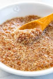 Add flaxseed meal and water to a dish and stir. Flaxseed Health Benefits Types And Uses Jessica Gavin
