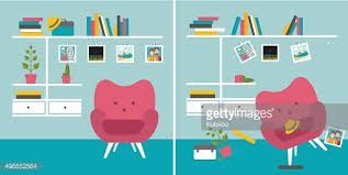 Messy workplace top view, clutter office desk, work space with mess spilled coffee. Tidy Und Untidy Room Clipart 1 566 198 Clip Arts