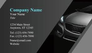 Car Dealer Business Cards Cars Business Card Template Design Premium Business Cards Company Names