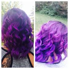 Purple Hair Goldwell Color At Root And Joico Color Intensity Orchid On Ends Babyliss Wand For The Cu Hair Color Crazy Hair Inspiration Color Pretty Hair Color
