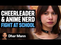 CHEERLEADER and ANIME NERD Fight At School