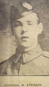 Burnley Roll of Honour Corporal William Atkinson