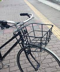 ママチャリ改造3号車アルミバスケット1 自転車 改造 デザイン