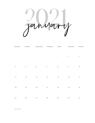 January 2021 Calendar Printable Cursive Calendar Printables 2021 Calendar Printable Calendar Template