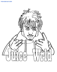 The new interesting song titled, lavender town, is what is yet a. Juice Wrld Coloring Pages Free Coloring Pages