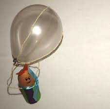 Idées de bricolages et d'activités avec des ballons de baudruche. Bricolage Fabriquer Un Lapin De Paques En Montgolfiere