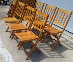 Solid wood, natural surface.no assembly required. 6 Antique Vtg Dillingham Mfg Co Folding Wooden Church Wedding Slat Chair Lot 1878417480