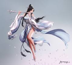 Artstation Moonlight Blade 2 Seunghee Lee Anime Art Girl Anime Artwork Character Art