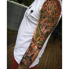 Neo Traditional Animal Tattoos By Sam Clark Nature Tattoo Sleeve Tattoos Sleeve Tattoos