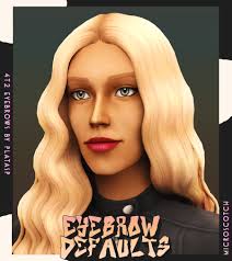 🧡 EYEBROW DEFAULTS 🧡 buonasera! platasp recently converted these guys!  and while this huge set already came with defaults,...