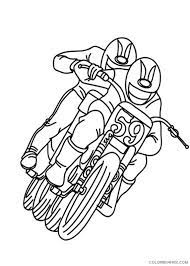 Coloring pictures featuring a motorbike to print out. Dirt Bike Racing Coloring Pages Coloring4free Coloring4free Com