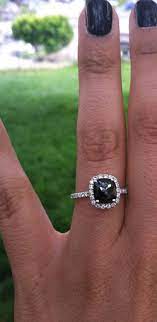 Black Diamond Engagement Ring Obviously Everything I Ever Wanted Http Shineonyour Black Diamond Ring Engagement Black Diamond Engagement Black Diamond Ring