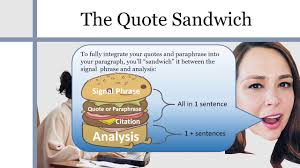 An example of a quote sandwich l when davy shoots the goose, reuben describes his brother's intense expression. How To Integrate Quotes Into An Essay Youtube