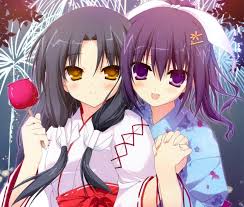 Deviantart is the world's largest online social community for artists and art. Athah Anime Original Long Hair Purple Eyes Yellow Eyes Black Hair Fireworks Apple Ribbon Ponytail Smile Blush Purple Hair 13 19 Inches Wall Poster Matte Finish Paper Print 13 Inch X 19 Inch Rolled