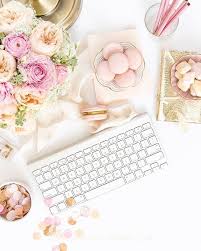 Desk Inspiration Mostly The Flowers Styled Desktop Desktop Photography Styled Stock Photography