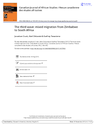 Free resume template with picture insert; Pdf The Third Wave Mixed Migration From Zimbabwe To South Africa Jonathan Crush And Abel Chikanda Academia Edu