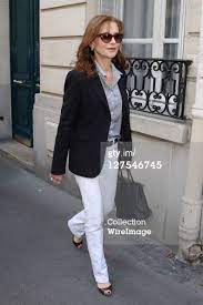 This awards season was probably the first time many americans have heard of isabelle huppert. Actress Isabelle Huppert Arrives At The Balenciaga Ready To Wear Isabelle Huppert Isabelle Huppert Style Euro Chic