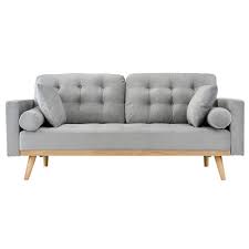 Misty Mid Century Modern Tufted Velvet Sofa Sofamania Com Choose from various styles, colors & shapes. misty mid century modern tufted velvet sofa