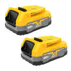 20V MAX XR POWERSTACK 1 7 AH Compact Pouch Cell Battery  2-Pack  DCBP034-2 DEWALT