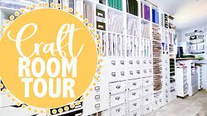 These two ikea items merge into a drop leaf table with storage. Craft Room Tour Ikea Drawers Michael S Cubes Organization Storage Ideas For Craft Supplies Youtube