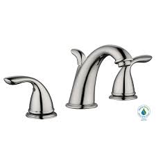 Whether renovating a quaint cottage in the countryside or just remodelling a master bath, the ashfield collection is guaranteed to be the perfect compliment to any project. Glacier Bay 3000 Series Widespread 8 Inch 2 Handle Low Arc Bathroom Faucet In Chrome Wit The Home Depot Canada