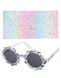 Beli floral sunglasses online berkualitas dengan harga murah terbaru 2021 di tokopedia! Baby Leena Floral Sunglasses With Case Childrens Sunglasses Monsoon Global