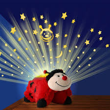 Amazon Com Pillow Pets Dream Lites Ms Ladybug 11 Childrens Pillows Baby