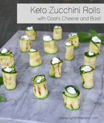Keto Zucchini Rolls With Goat S Cheese And Basil Appetizer Recipe Zucchini Rolls Vegetarian Appetizers Grilled Zucchini