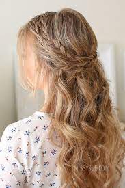 Half Up Double Wrapped Braids Missy Sue Frisur Hochzeit Mittellange Haare Frisuren Einfach Hochsteckfrisur