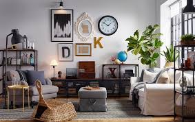 This room divider lets you create a room within a room while still letting in light. A Gallery Of Living Room Inspiration Ikea Living Room Industrial Decor Living Room Industrial Living Room Design